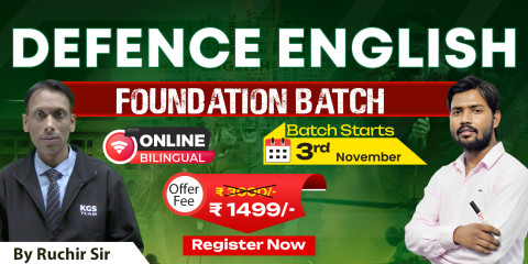Defence English (1 Year) Foundation Batch