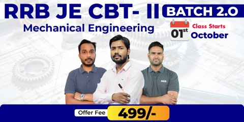 RRB JE CBT-II (Mechanical) Batch 2.0