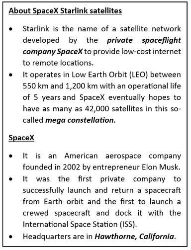 Risk to Ozone Layer from falling Starlink satellites